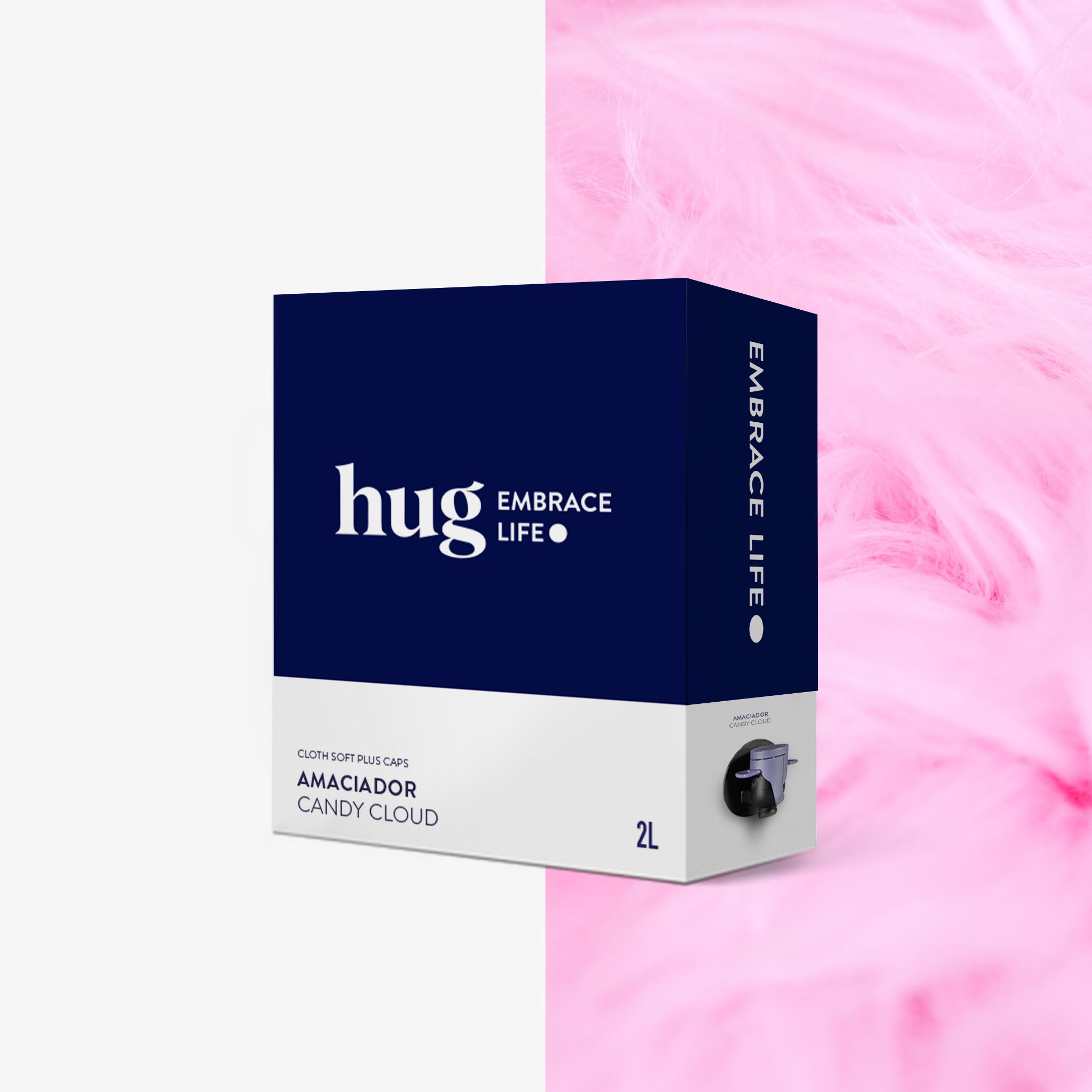 Amaciador da Roupa Candy Cloud 2L - HUG - Embrace Life ●