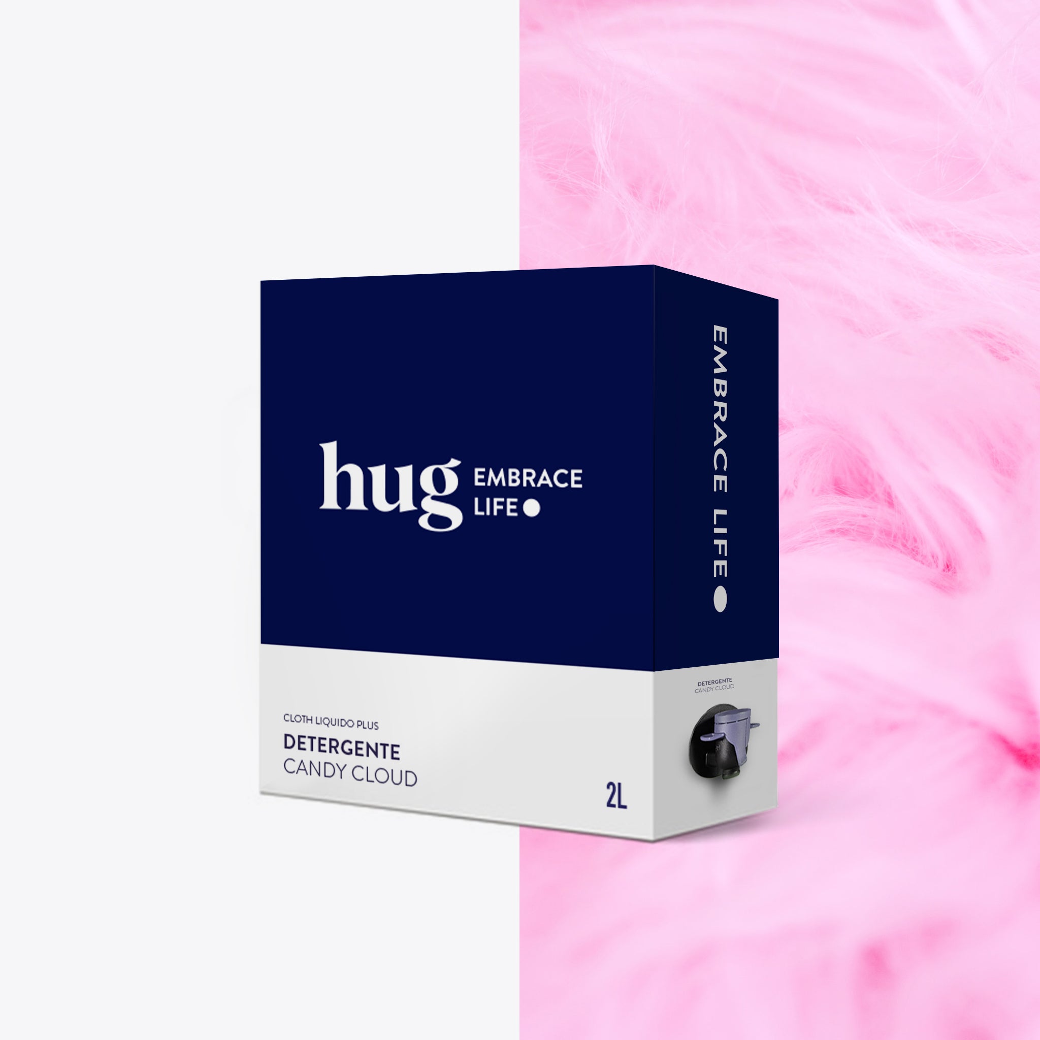 Detergente de Roupa Candy Cloud 2L - HUG - Embrace Life ●