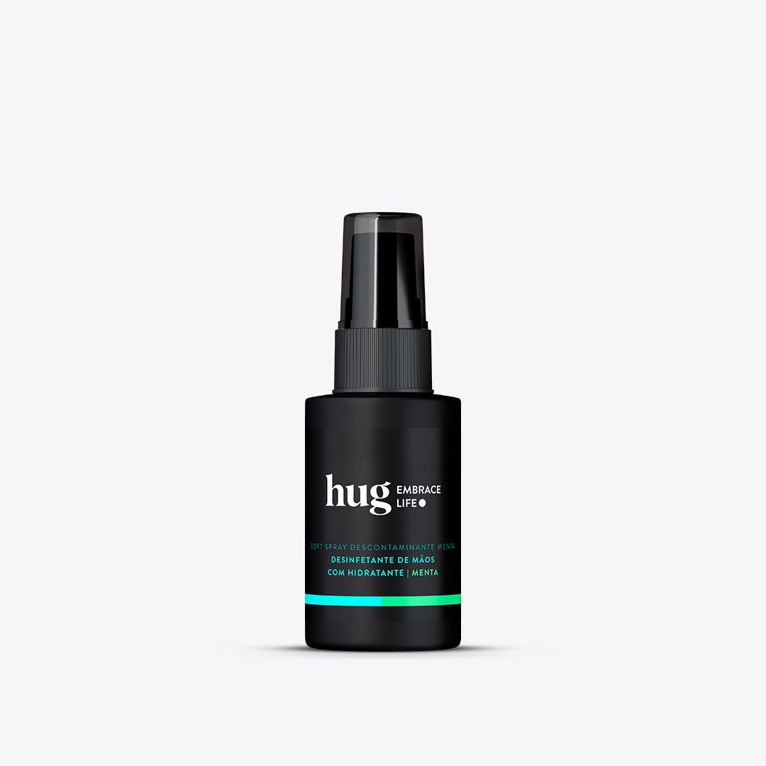 Desinfetante de Mãos em Spray com Hidratante Aroma a Menta 30ml - HUG - Embrace Life ●