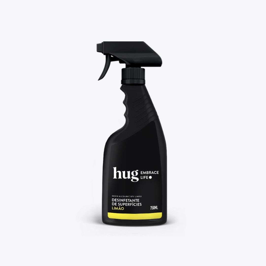 Desinfectante de Superfícies com Aroma a Limão 750ml - HUG - Embrace Life ●